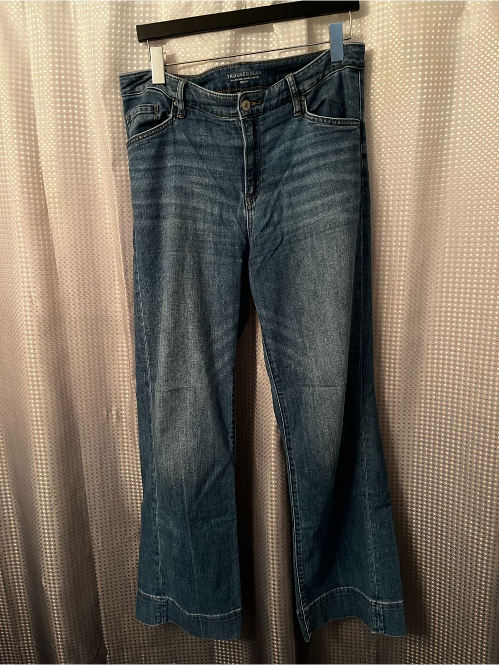 Chico's Blue Flare Trouser Jeans